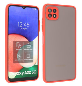 BAOHU Samsung Galaxy A22 5G Hoesje Hard Case Backcover Telefoonhoesje Rood