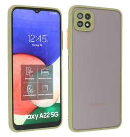 BAOHU Samsung Galaxy A22 5G Hoesje Hard Case Backcover Telefoonhoesje Groen