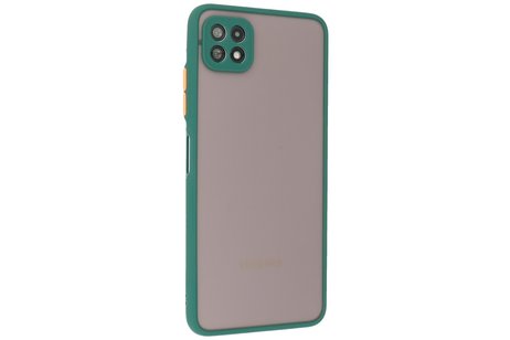 Samsung Galaxy A22 5G Hoesje Hard Case Backcover Telefoonhoesje Donker Groen