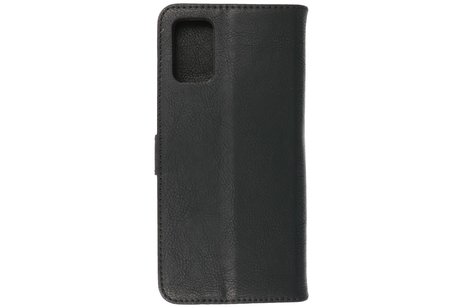 BAOHU Hoesje Geschikt voor Samsung Galaxy A03s - Kaarthouder Book Case Telefoonhoesje - Zwart