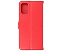 Samsung Galaxy A03s Hoesje Kaarthouder Book Case Telefoonhoesje Rood