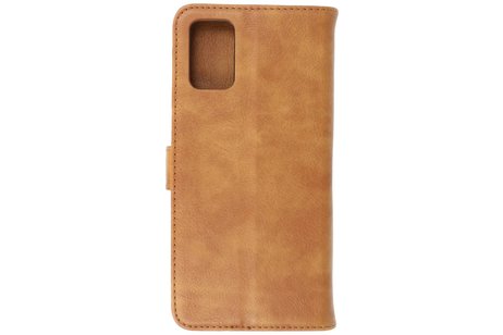 Samsung Galaxy A03s Hoesje Kaarthouder Book Case Telefoonhoesje Bruin