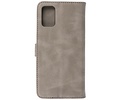 BAOHU Hoesje Geschikt voor Samsung Galaxy A03s - Kaarthouder Book Case Telefoonhoesje - Grijs