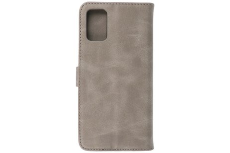 BAOHU Hoesje Geschikt voor Samsung Galaxy A03s - Kaarthouder Book Case Telefoonhoesje - Grijs