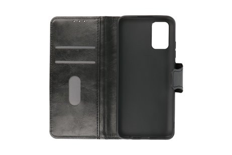 BAOHU Zakelijke Book Case Telefoonhoesje Geschikt voor OnePlus Nord 2 5G - Portemonnee Hoesje - Pasjeshouder Wallet Case - Zwart