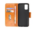 BAOHU Zakelijke Book Case Telefoonhoesje Geschikt voor OnePlus Nord 2 5G - Portemonnee Hoesje - Pasjeshouder Wallet Case - Bruin