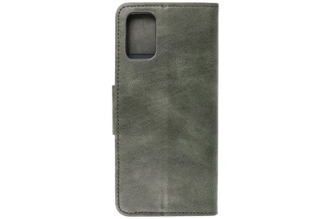 Zakelijke Book Case Telefoonhoesje OnePlus Nord 2 5G Donker Groen