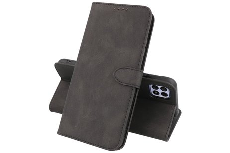 BAOHU Hoesje Geschikt voor Samsung Galaxy A22 5G - Hoesje Book Case Telefoonhoesje - Zwart