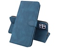 BAOHU Hoesje Geschikt voor Samsung Galaxy A22 5G - Hoesje Book Case Telefoonhoesje - Blauw