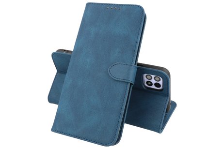 BAOHU Hoesje Geschikt voor Samsung Galaxy A22 5G - Hoesje Book Case Telefoonhoesje - Blauw