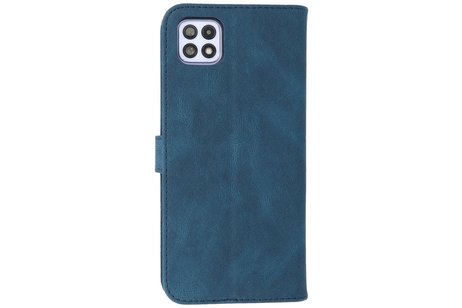 Samsung Galaxy A22 5G Hoesje Book Case Telefoonhoesje Blauw