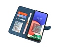 BAOHU Hoesje Geschikt voor Samsung Galaxy A22 5G - Hoesje Book Case Telefoonhoesje - Blauw