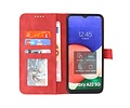 BAOHU Hoesje Geschikt voor Samsung Galaxy A22 5G - Hoesje Book Case Telefoonhoesje - Rood