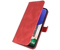 BAOHU Hoesje Geschikt voor Samsung Galaxy A22 5G - Hoesje Book Case Telefoonhoesje - Rood