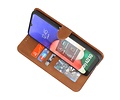 BAOHU Hoesje Geschikt voor Samsung Galaxy A22 5G - Hoesje Book Case Telefoonhoesje - Bruin