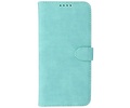 BAOHU Hoesje Geschikt voor Samsung Galaxy A22 5G - Hoesje Book Case Telefoonhoesje - Turquoise