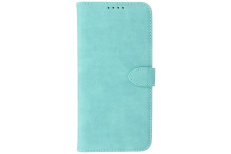 BAOHU Hoesje Geschikt voor Samsung Galaxy A22 5G - Hoesje Book Case Telefoonhoesje - Turquoise