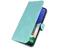 Samsung Galaxy A22 5G Hoesje Book Case Telefoonhoesje Turquoise