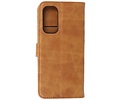 OnePlus Nord 2 5G Hoesje Kaarthouder Book Case Telefoonhoesje Bruin