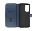 BAOHU Hoesje Geschikt voor Motorola Moto Edge 20 - Kaarthouder Book Case Telefoonhoesje - Navy
