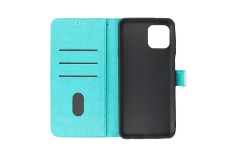 BAOHU Hoesje Geschikt voor Motorola Moto Edge 20 Lite - Kaarthouder Book Case Telefoonhoesje - Groen