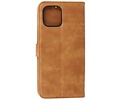 BAOHU Hoesje Geschikt voor Motorola Moto Edge 20 Lite - Kaarthouder Book Case Telefoonhoesje - Bruin
