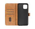 BAOHU Hoesje Geschikt voor Motorola Moto Edge 20 Lite - Kaarthouder Book Case Telefoonhoesje - Bruin