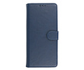 Hoesje Geschikt voor de Oppo A16 - A53s 5G - A55 5G - Kaarthouder Book Case Telefoonhoesje - Navy