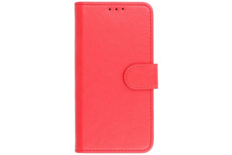 Hoesje Geschikt voor iPhone 13 - Kaarthouder Book Case Telefoonhoesje - Rood