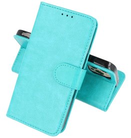 BAOHU iPhone 13 Pro Max Hoesje Kaarthouder Book Case Telefoonhoesje Groen