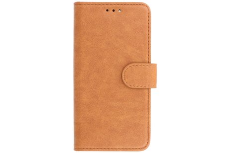 BAOHU Hoesje Geschikt voor iPhone 13 Pro Max - Kaarthouder Book Case Telefoonhoesje - Bruin