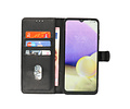 Hoesje Geschikt voor de Oppo A74 5G - A93 5G - A54 5G - Kaarthouder Book Case Telefoonhoesje - Zwart