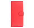 Oppo A74 5G - A93 5G - A54 5G Hoesje Kaarthouder Book Case Telefoonhoesje Rood