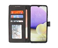 BAOHU Hoesje Geschikt voor Samsung Galaxy A32 5G - Hoesje Book Case Telefoonhoesje - Zwart