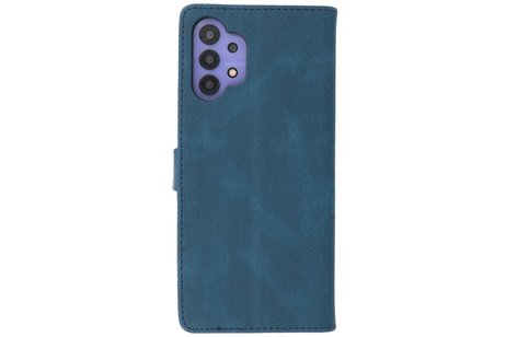 BAOHU Hoesje Geschikt voor Samsung Galaxy A32 5G - Hoesje Book Case Telefoonhoesje - Blauw
