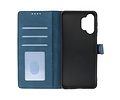 BAOHU Hoesje Geschikt voor Samsung Galaxy A32 5G - Hoesje Book Case Telefoonhoesje - Blauw