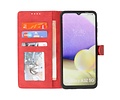 Samsung Galaxy A32 5G Hoesje Book Case Telefoonhoesje Rood