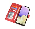 BAOHU Hoesje Geschikt voor Samsung Galaxy A32 5G - Hoesje Book Case Telefoonhoesje - Rood