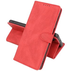 BAOHU Hoesje Geschikt voor Samsung Galaxy A32 5G - Hoesje Book Case Telefoonhoesje - Rood