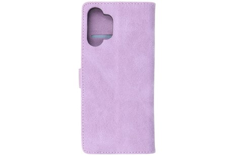 BAOHU Hoesje Geschikt voor Samsung Galaxy A32 5G - Hoesje Book Case Telefoonhoesje - Paars
