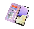 BAOHU Hoesje Geschikt voor Samsung Galaxy A32 5G - Hoesje Book Case Telefoonhoesje - Paars