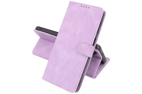 BAOHU Hoesje Geschikt voor Samsung Galaxy A32 5G - Hoesje Book Case Telefoonhoesje - Paars