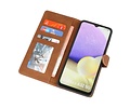 BAOHU Hoesje Geschikt voor Samsung Galaxy A32 5G - Hoesje Book Case Telefoonhoesje - Bruin