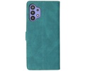 BAOHU Hoesje Geschikt voor Samsung Galaxy A32 5G - Hoesje Book Case Telefoonhoesje - Donker Groen