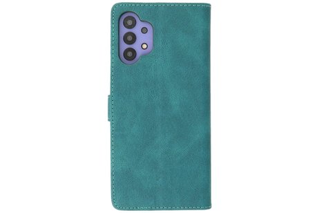 BAOHU Hoesje Geschikt voor Samsung Galaxy A32 5G - Hoesje Book Case Telefoonhoesje - Donker Groen