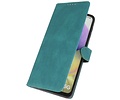 BAOHU Hoesje Geschikt voor Samsung Galaxy A32 5G - Hoesje Book Case Telefoonhoesje - Donker Groen