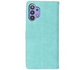 BAOHU Hoesje Geschikt voor Samsung Galaxy A32 5G - Hoesje Book Case Telefoonhoesje - Turquoise