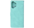 BAOHU Hoesje Geschikt voor Samsung Galaxy A32 5G - Hoesje Book Case Telefoonhoesje - Turquoise