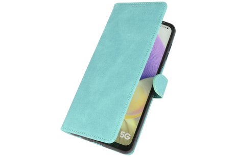 BAOHU Hoesje Geschikt voor Samsung Galaxy A32 5G - Hoesje Book Case Telefoonhoesje - Turquoise