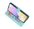BAOHU Hoesje Geschikt voor Samsung Galaxy A32 5G - Hoesje Book Case Telefoonhoesje - Turquoise